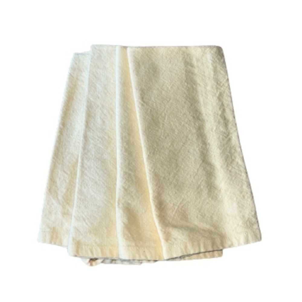 Sonoma cream cotton table napkins set of 4